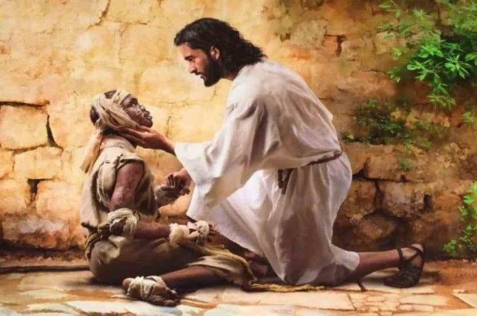 Jesus-recebendo-leproso